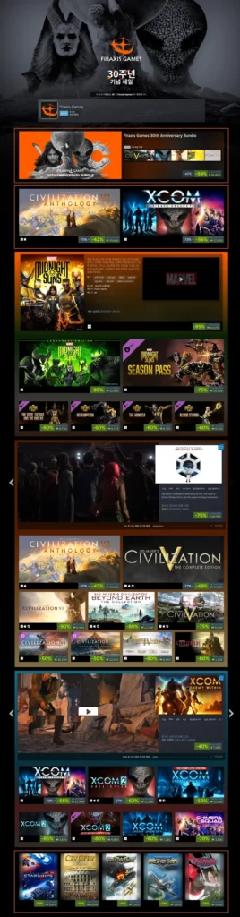 Civilization 6 90%/XCOM2 85%/ Marvel Midnight Sons giảm giá 85%