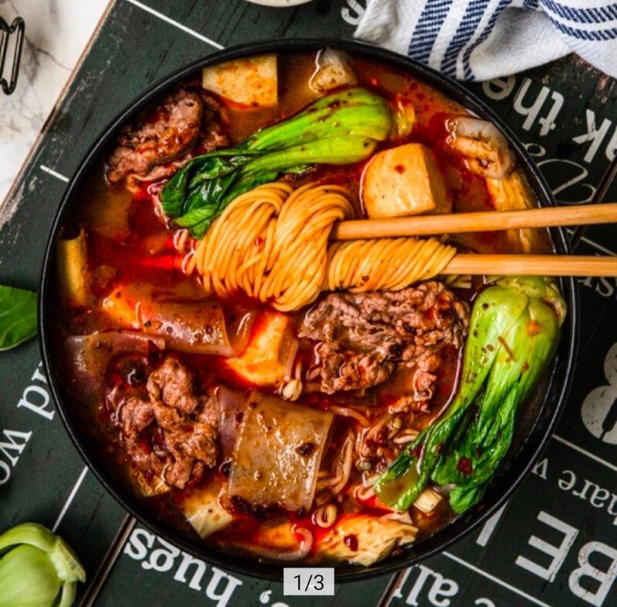 Một gói malatang hương vị thông thường 450g 2 gói