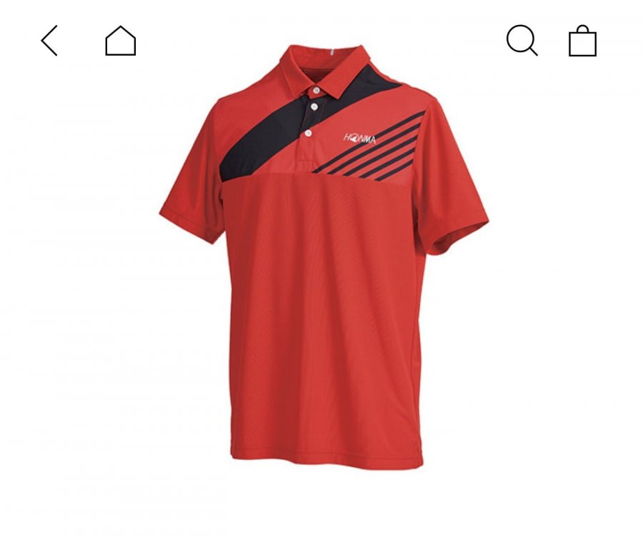 Áo sơ mi ngắn tay Honma Golf SS Big Line dành cho nam