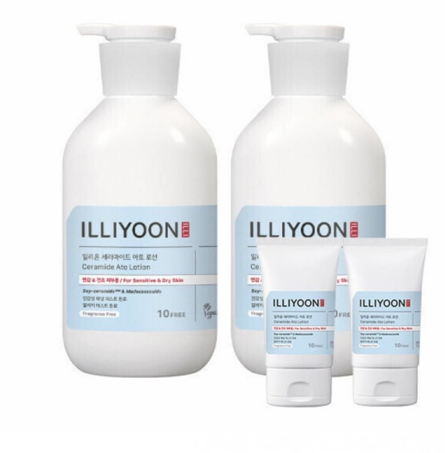 Illiyoon Ceramide Ato Lotion 564ml x 2 + Ato Lotion 50ml x 2