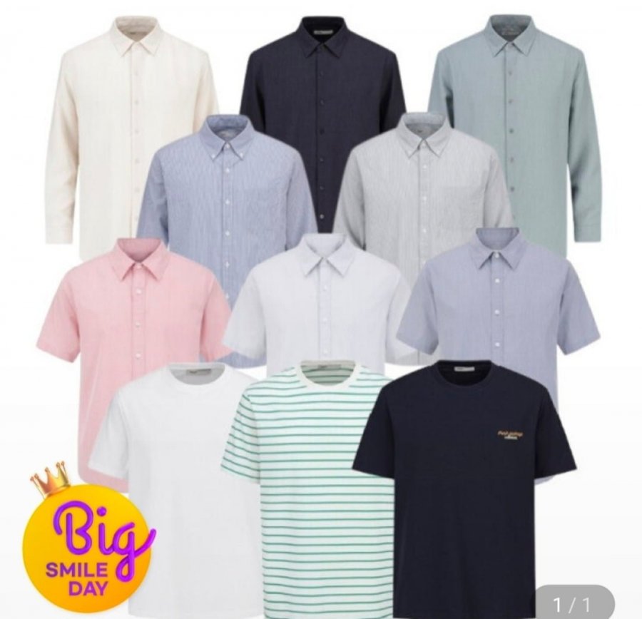 Phiên bản Sensibility S/S Sơ mi/Áo phông 18 loại