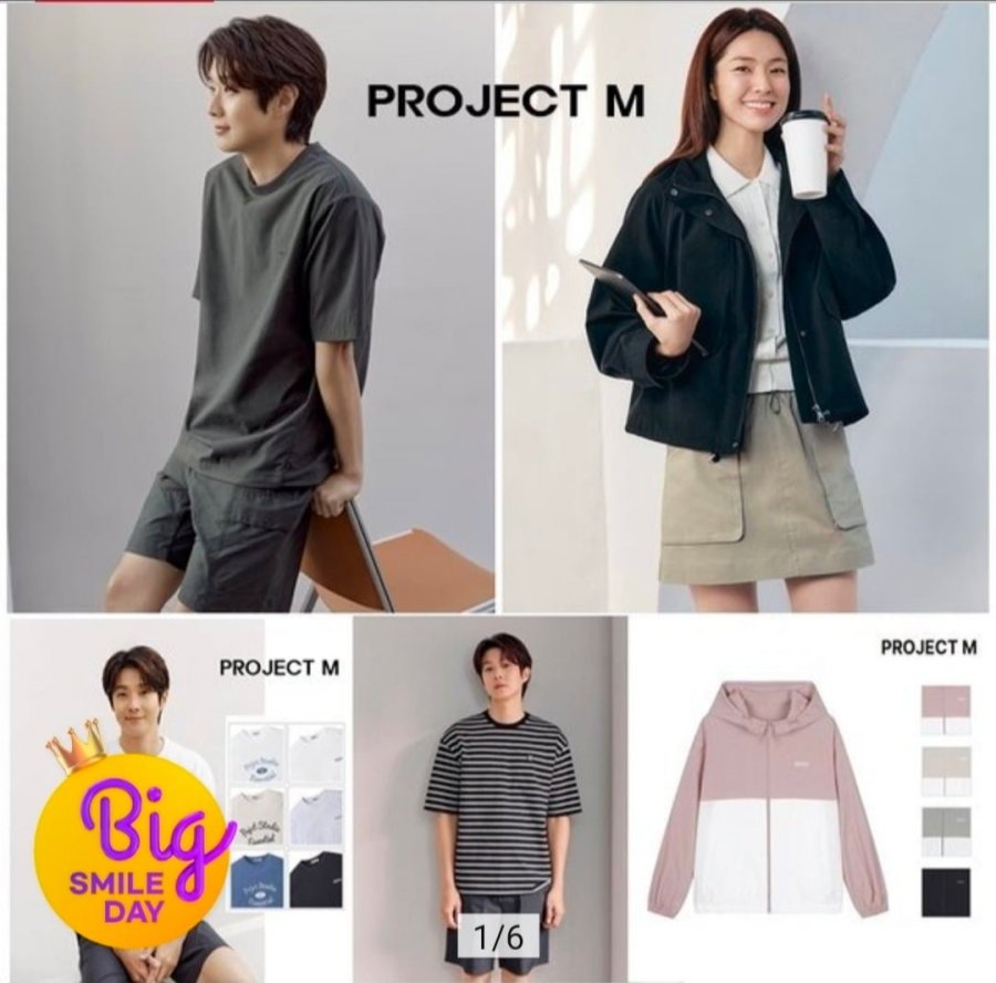 Project M Nam/Nữ Chọn 1 trong 9 item hot mùa hè