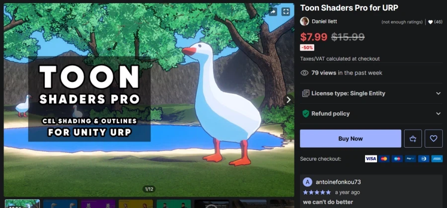Toon Shaders Pro cho URP