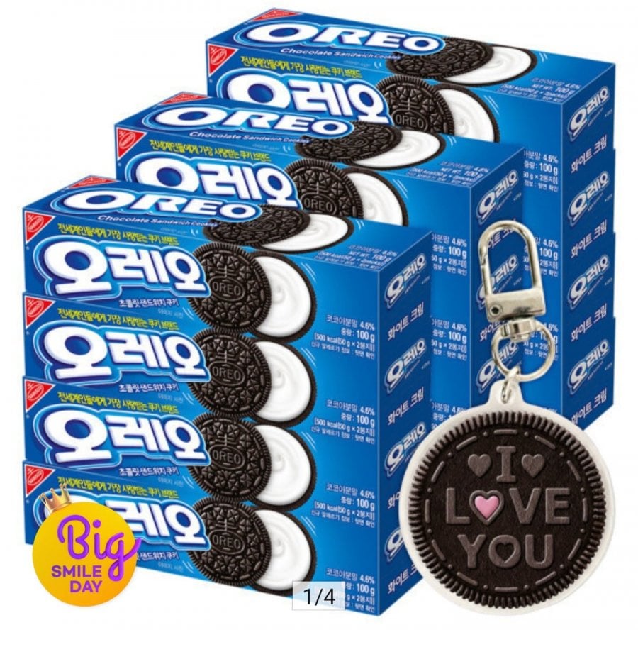 Chọn 12 bánh quy Oreo (100g) + Tặng móc khóa
