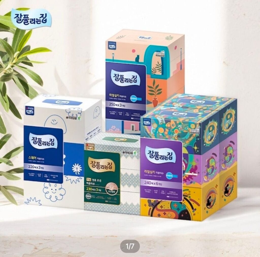Khăn giấy làm đẹp Jalfulunjip Real Silky 250 tờ, 24 gói, v.v.