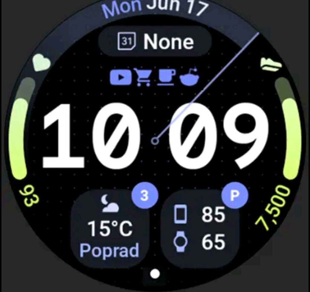 3 loại trong đó có Galaxy Watch Face Apex SE