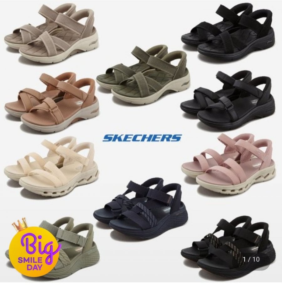 Skechers 2026 Summer New Go Walk Arch Fit / Max Cushioning / Slip-Ins Sandals 10 Loại Chọn 1