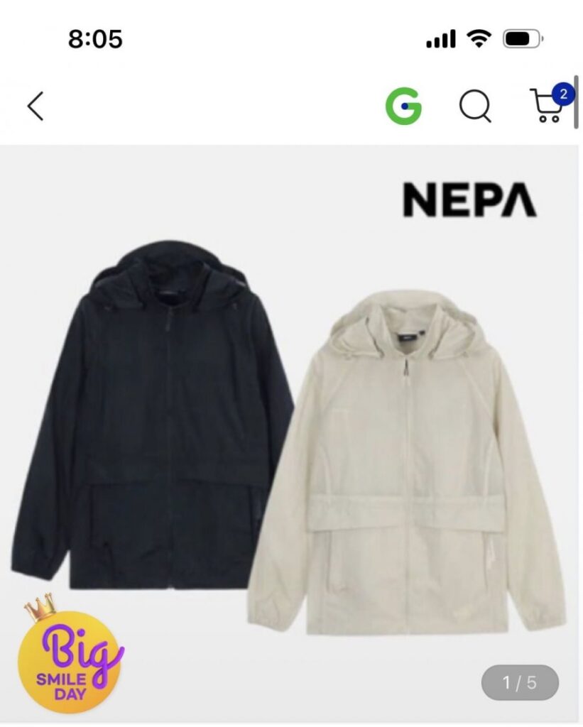 áo gió mùa hè của phụ nữ nepa