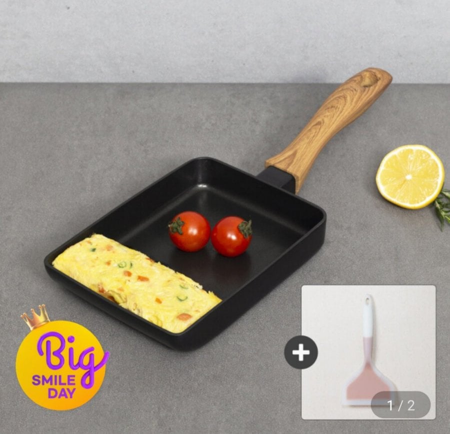 Chảo cuộn trứng vuông Bella Cujin 18cm IH (Có cảm ứng)
