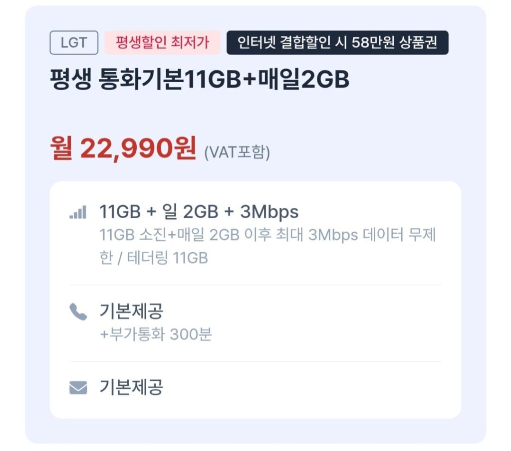 Gói trọn đời 11GB+2GB+3MBPS 