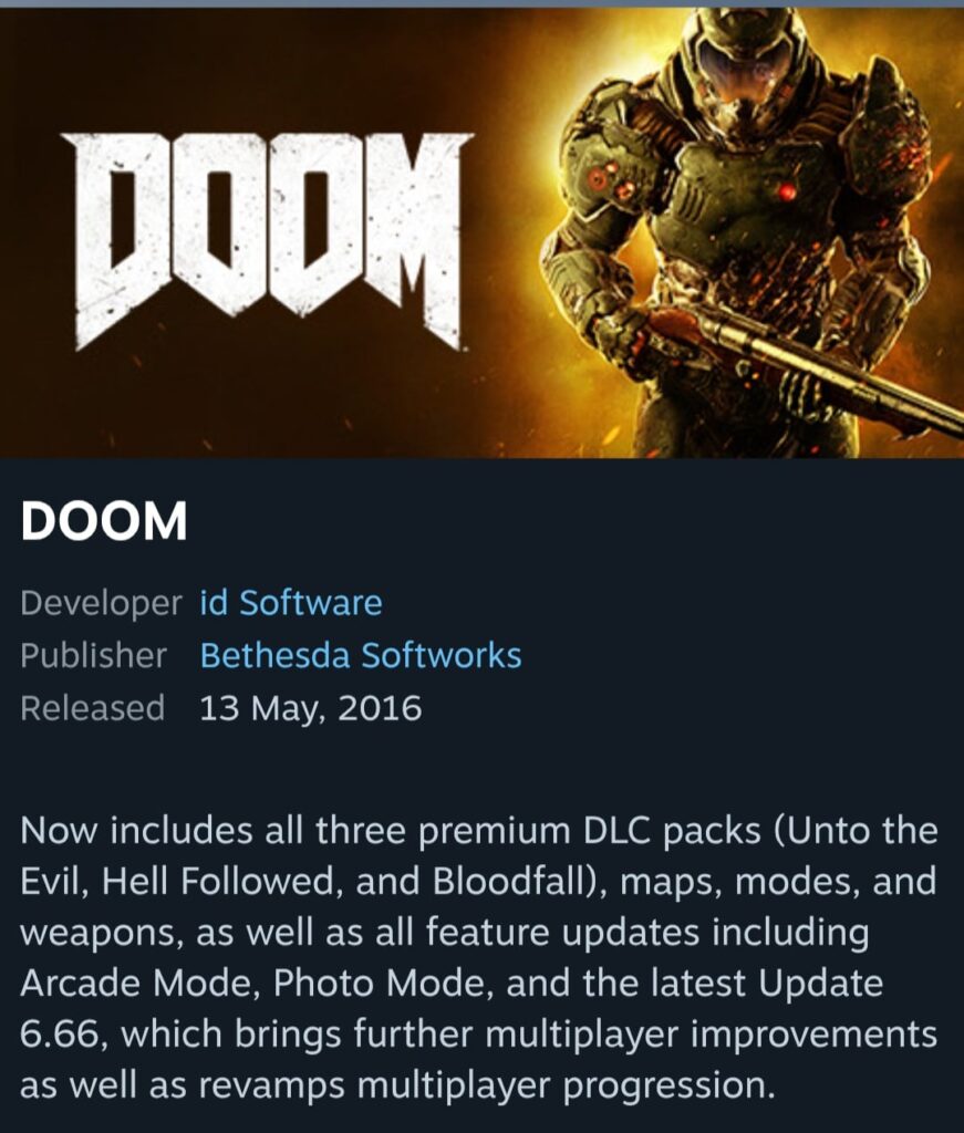 [Steam] DOOM