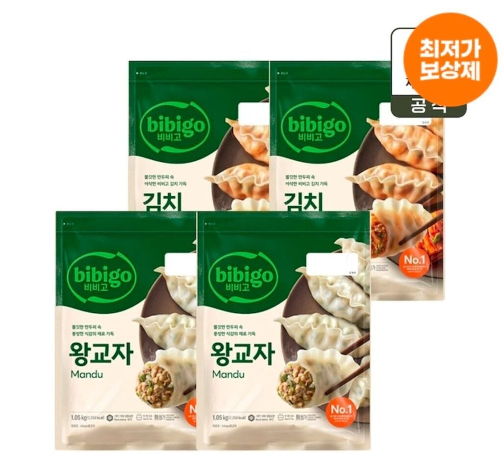 Gyoza Bibigo Royal 1,05kg x3+Gyoza Kimchi Royal 1,05kg x1