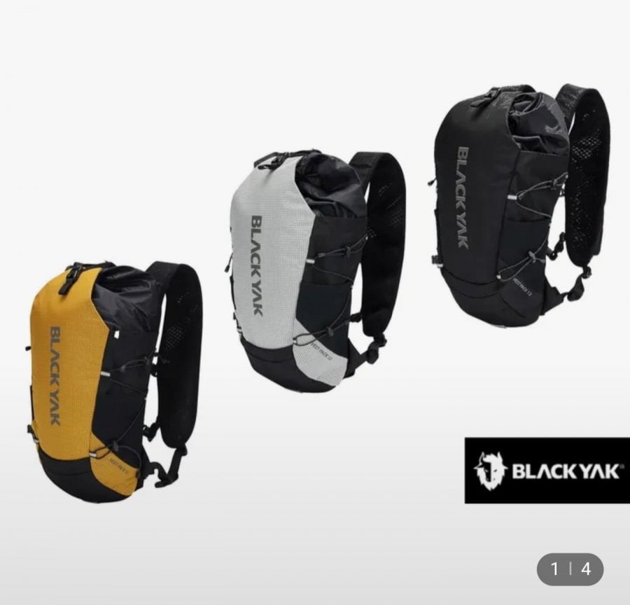 Ba lô đi bộ đường dài Black Yak Unisex Best Pack 12 (Bao gồm áo mưa)