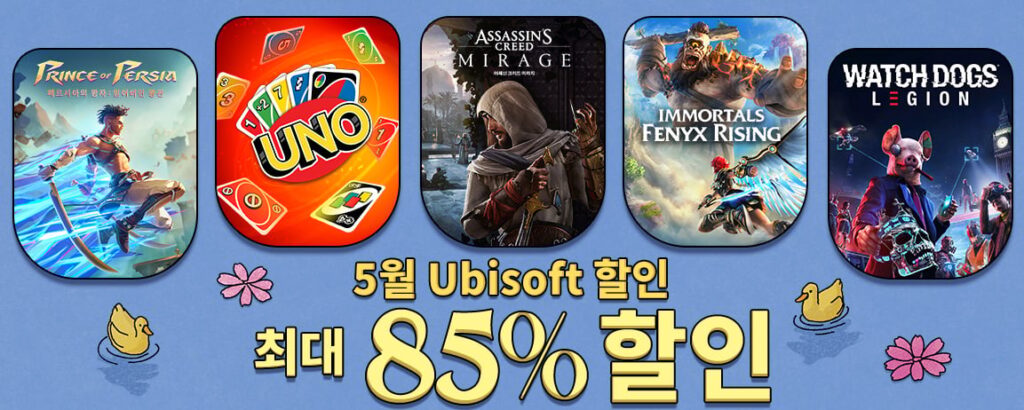 [Steam] Giảm giá 85% cho game soft UBI