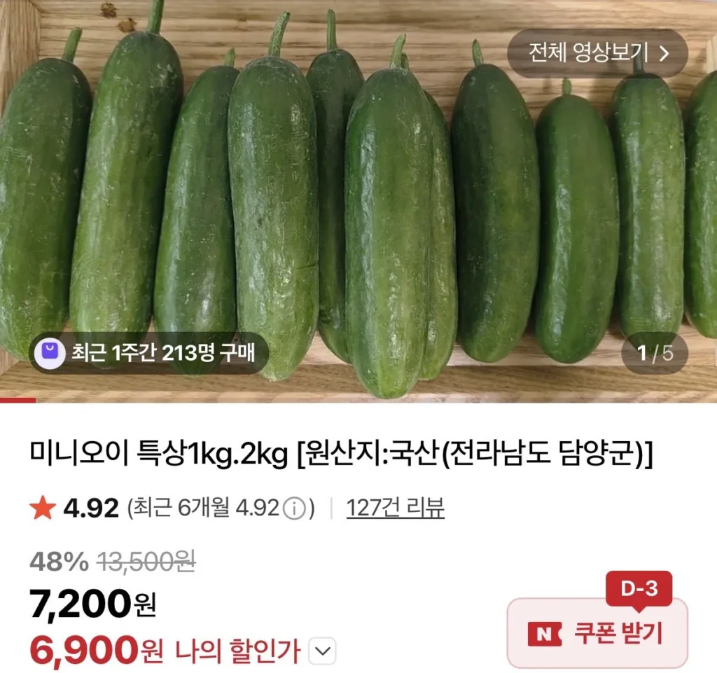 Thực hành trồng dưa leo mini đặc biệt 1kg