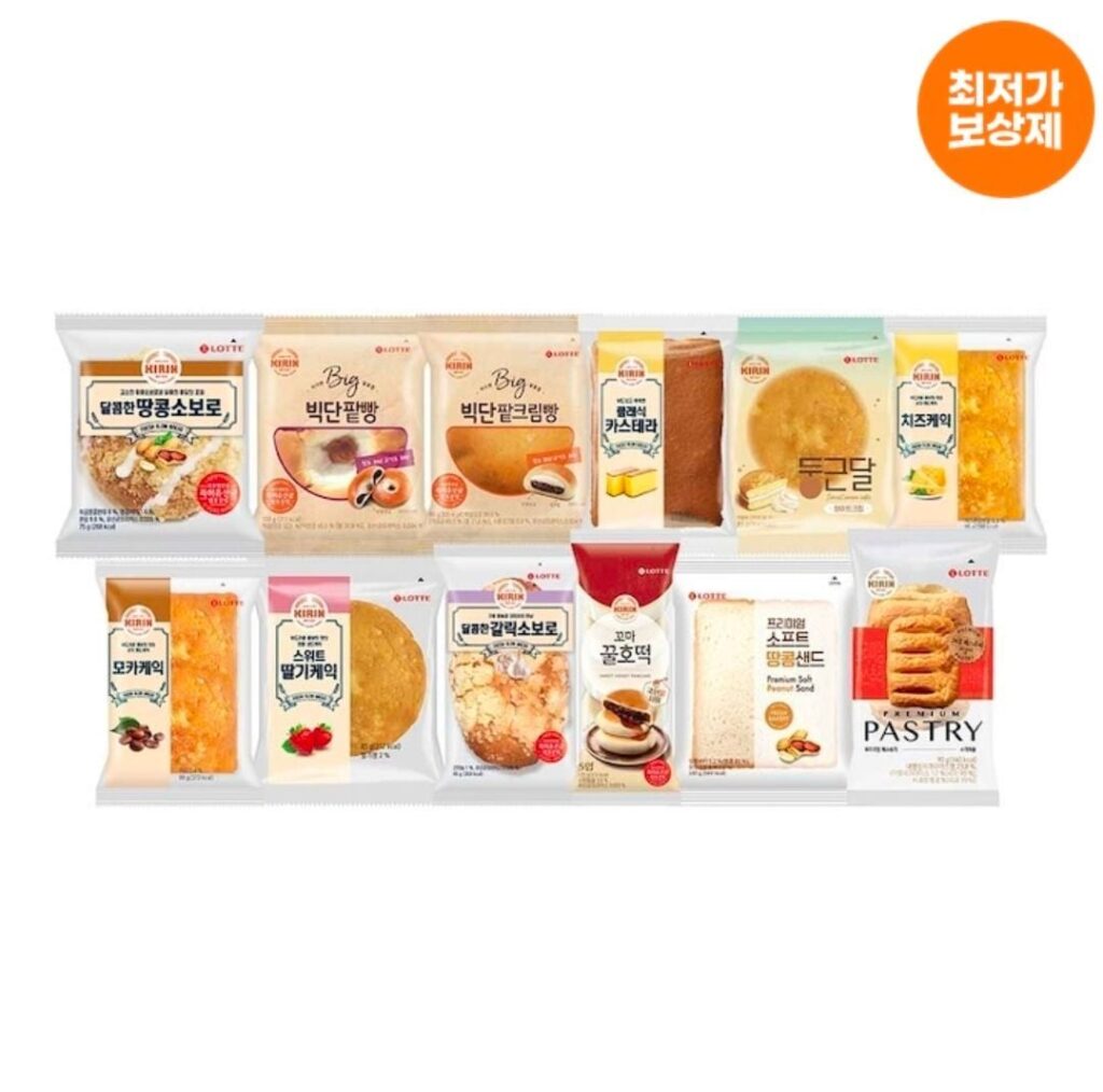 Bánh mỳ hươu cao cổ 12 loại 10 món 3+3+4 tha hồ lựa chọn