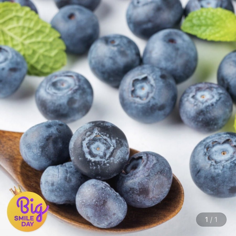 Quả việt quất tươi Jeju 100g x 6 gói
