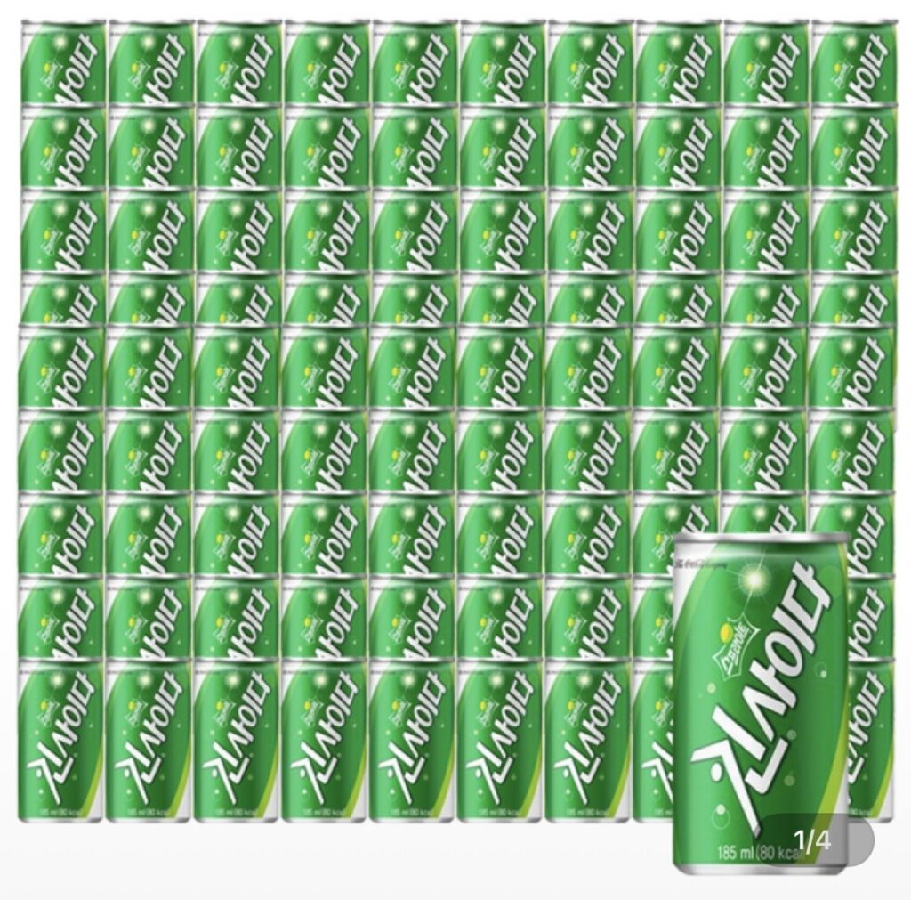 Rượu táo Sprite Kin 185ml 90 lon