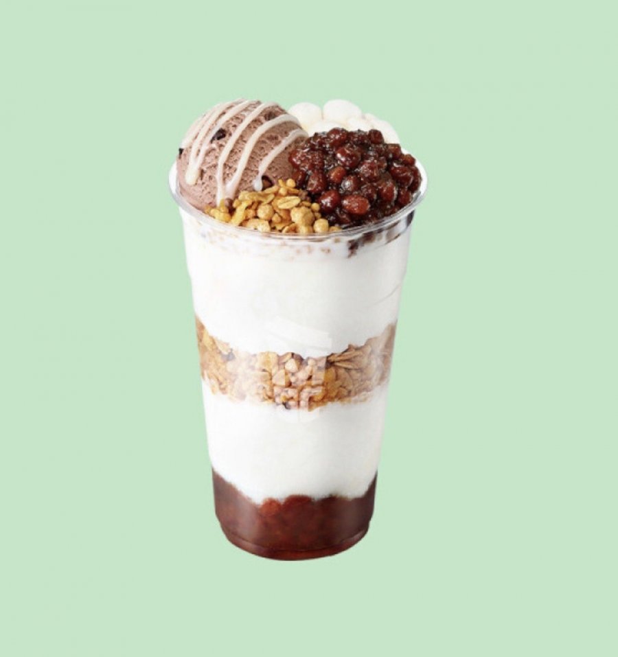 Cà phê Mega MGC Gelato đậu đỏ Parfait