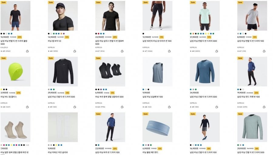 Tất cả sản phẩm đang chạy
