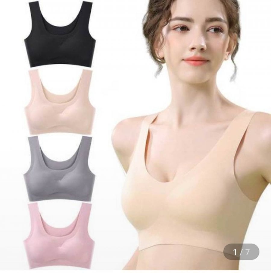 Áo ngực liền mạch CM áo ngực thể thao không dây hàng đầu 4 miếng
