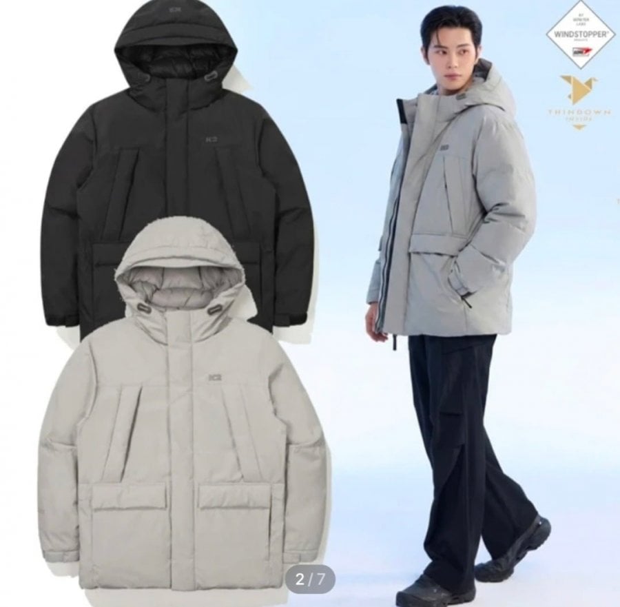 K2 Thin Air Men Gore Wind Stopper Down