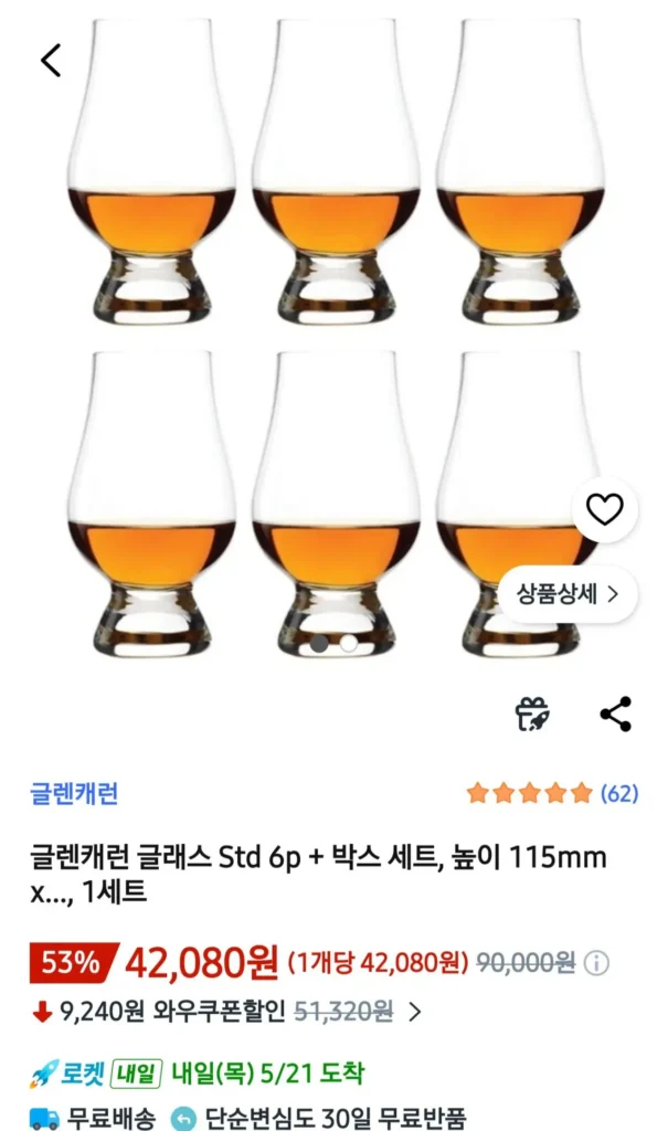 Kính Glencaron 6p