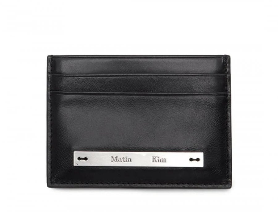 Ví đựng thẻ Matte Kim Vintage màu đen