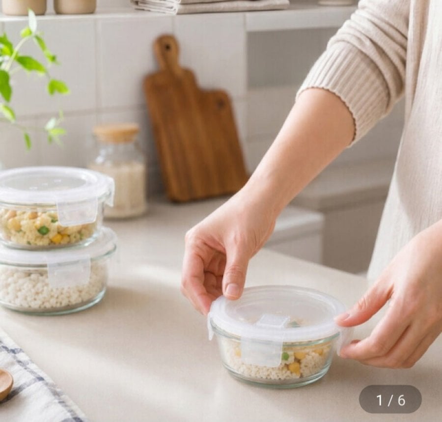 Thùng bảo quản gạo đông lạnh 420ml trắng 6P