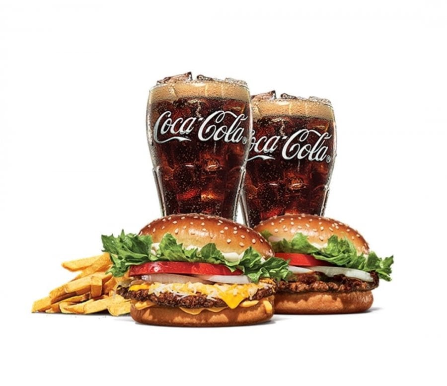 Burger King Quachi Whopper Junior + Bulgogi Whopper Junior + Cola R 2 + Khoai tây chiên R