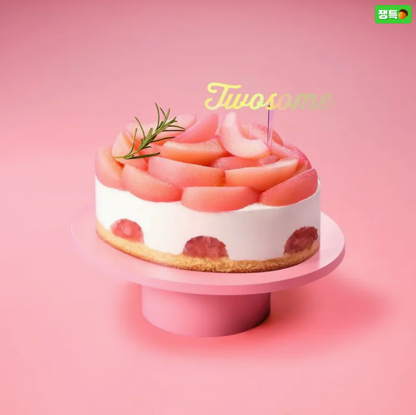 [Khác] Twosome Place Peach Saeng (Phiếu đổi bánh 38.000 won)