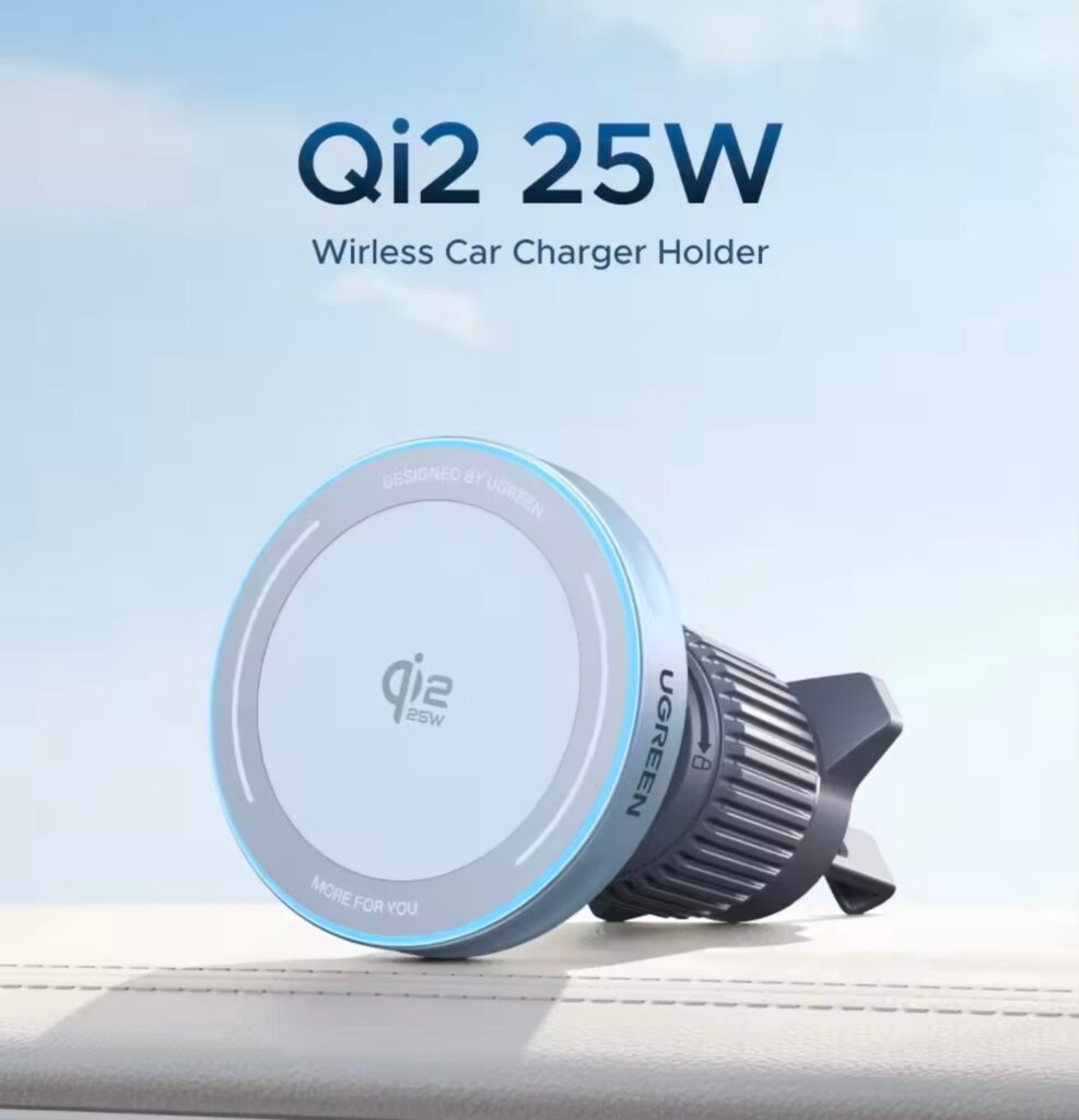 [Ali] Bộ sạc xe hơi Ugreen MagSafe 25W Qi2