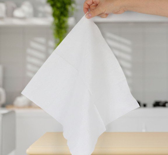 1 hộp 120 khăn giấy lau bát đĩa đa năng có thể giặt được kích thước 30cm * 30cm