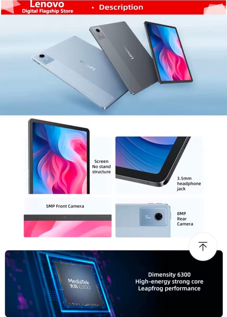 [Ali] Lenovo Idea Tab 11 2025 Global ROM 6GB 128GB