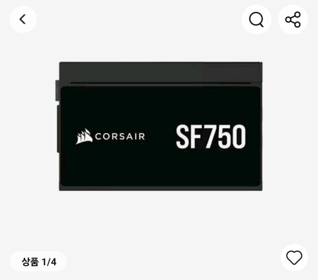Corsair CORSAIR SF750 ETA Platinum ATX3.1 Daewon CTS