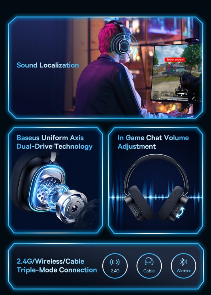 [Ali] Tai nghe chơi game Baseus GH02