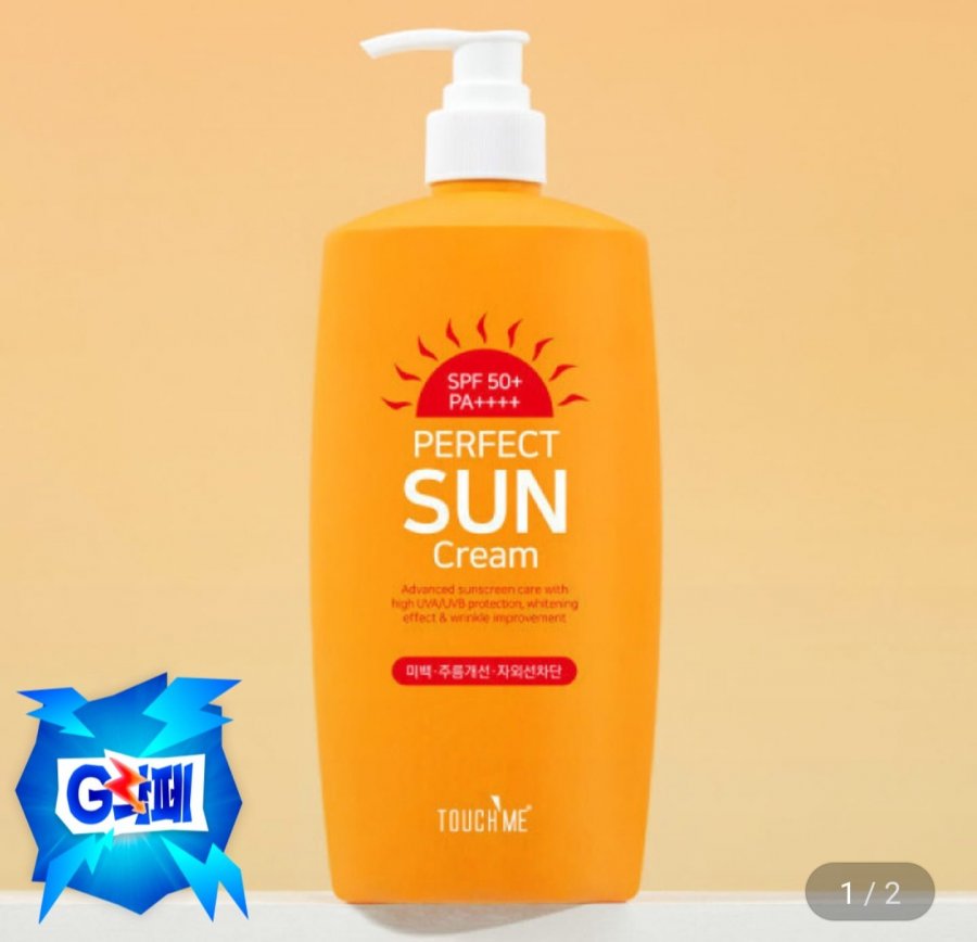 Kem chống nắng nâng tông da dung tích lớn 500ml