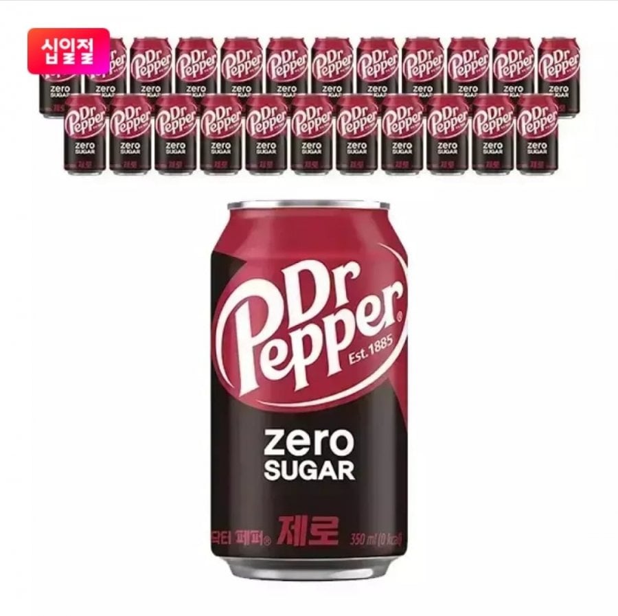 Dr. Pepper Zero 350ml 24 miếng