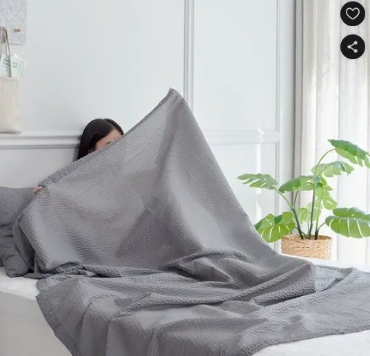 Chăn mùa hè rắn hiện đại Comet Home Seersucker