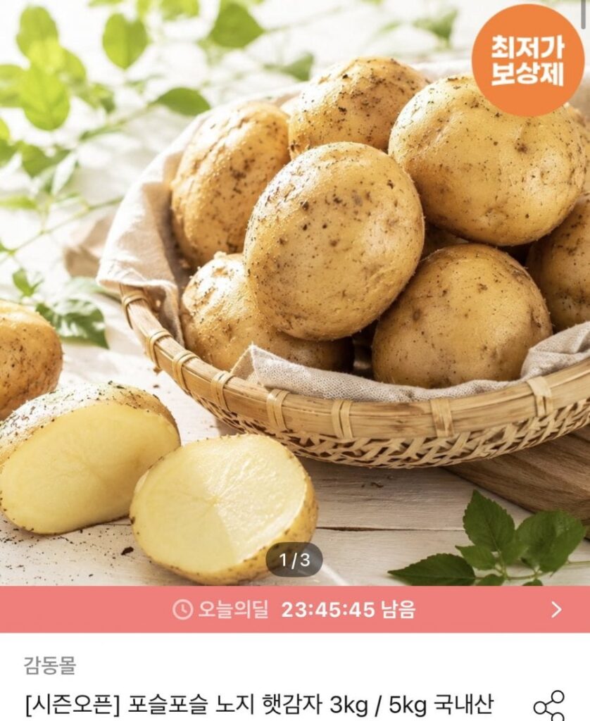 Khoai tây mũ Noji lớn 5kg