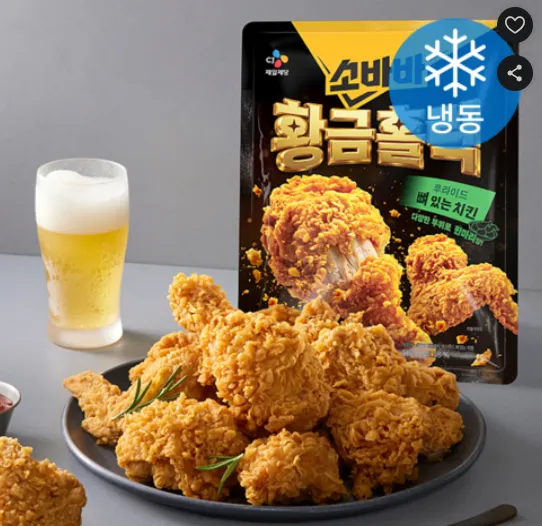 Cửa hàng thương hiệu CJ CheilJedang CJ CheilJedang Sobaba Gà rán vàng Holic có xương (đông lạnh)