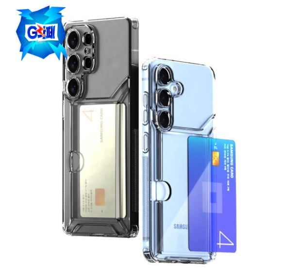 Ốp lưng trong suốt đựng thẻ trượt Galaxy iPhone 2 1+1