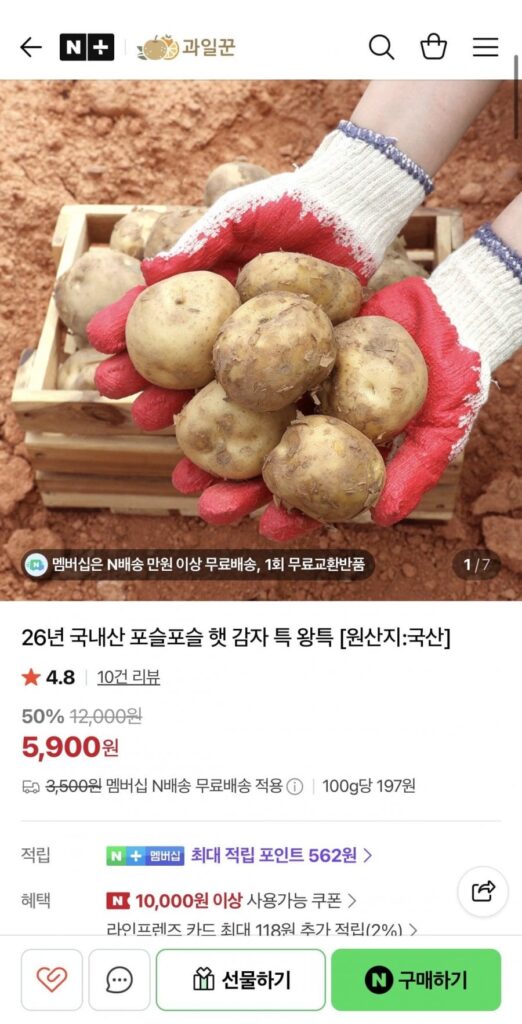 Khoai tây 26 tuổi đặc biệt size 3kg hấp