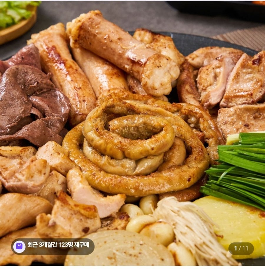 Lẩu lòng bò 1kg + Lòng bò 180g