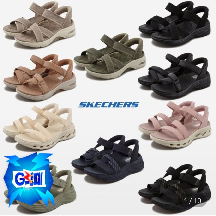 Skechers 2026 Summer New Go Walk Arch Fit / Max Cushioning / Slip-Ins Sandals 10 Loại Chọn 1