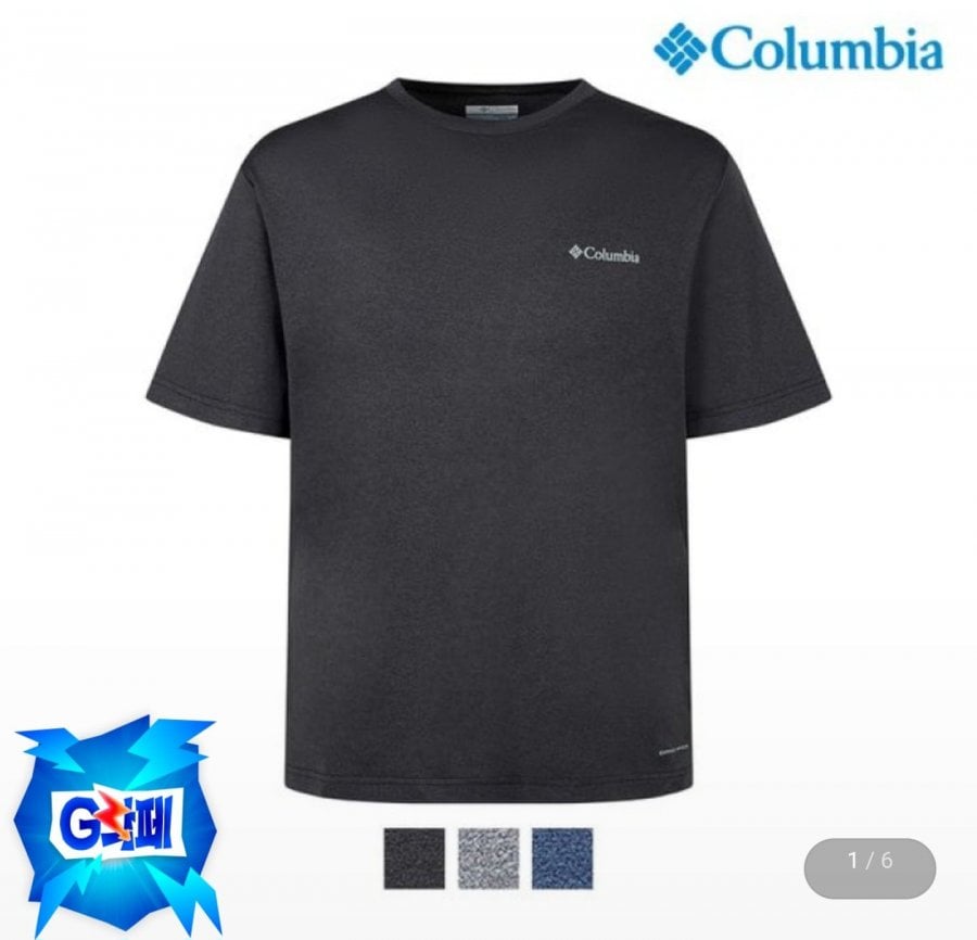 Áo thun tay ngắn in logo Columbia