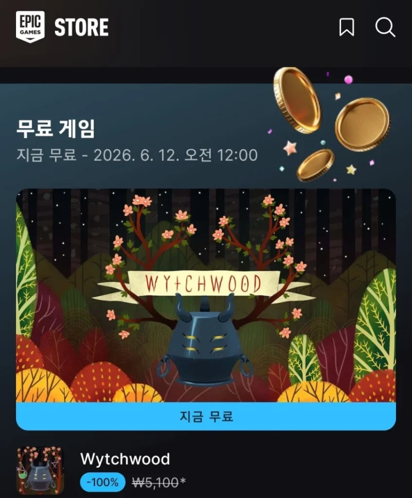Wytchwood Miễn phí tới ngày 11/6