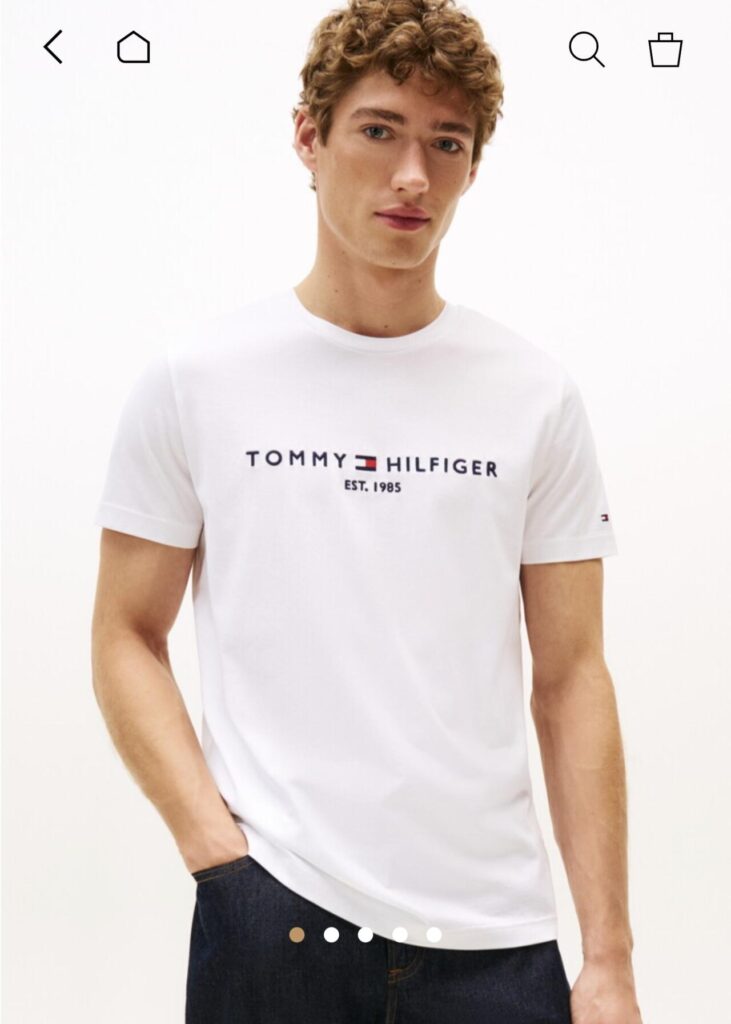 Áo thun có logo Tommy Hilfiger Core
