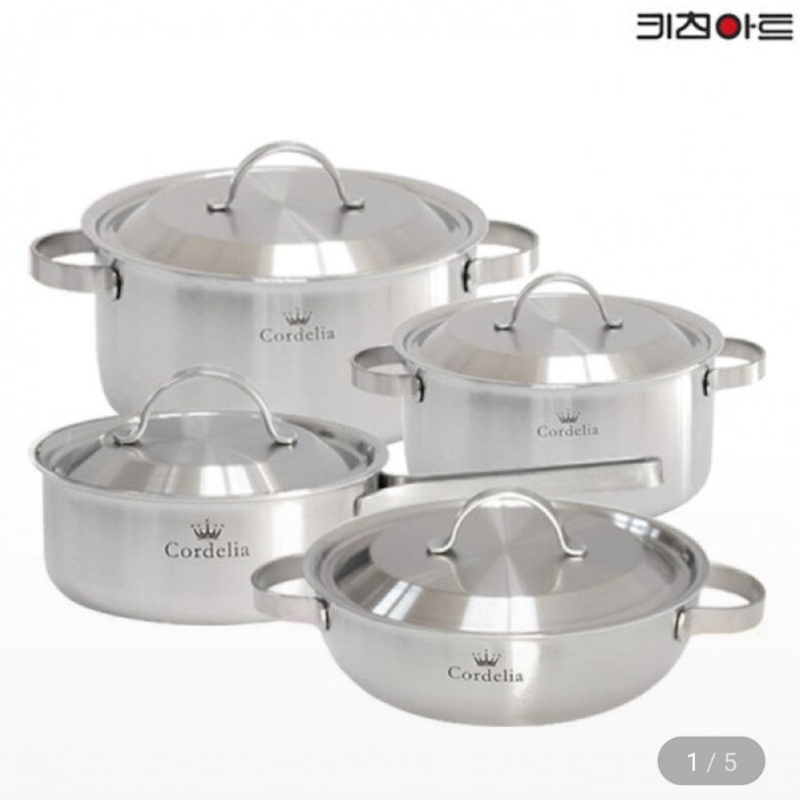 Bộ nồi IH inox 5 lớp Kitchen Art Cordelia (4 loại)