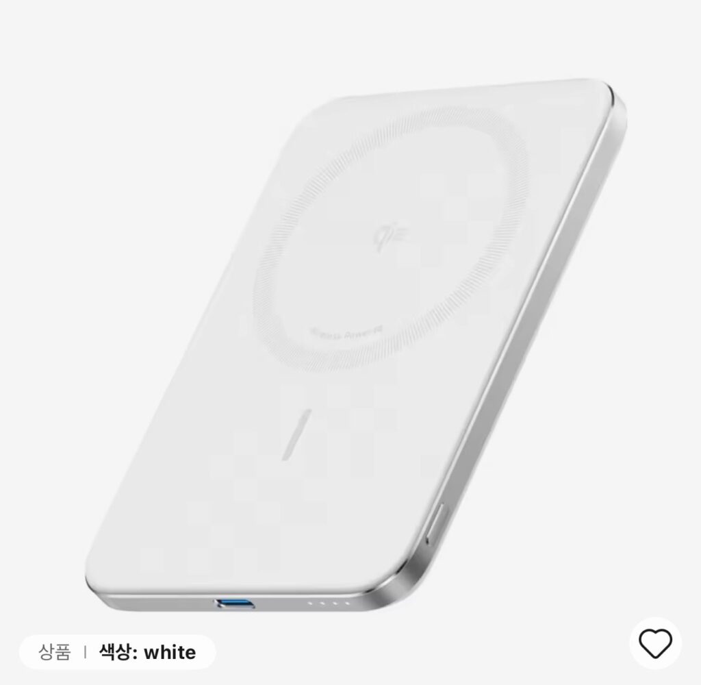 [Ali] ANKER Maggo Nano Power Bank 5000mAh 20W sạc không dây siêu mỏng qi2 pin phụ A1665